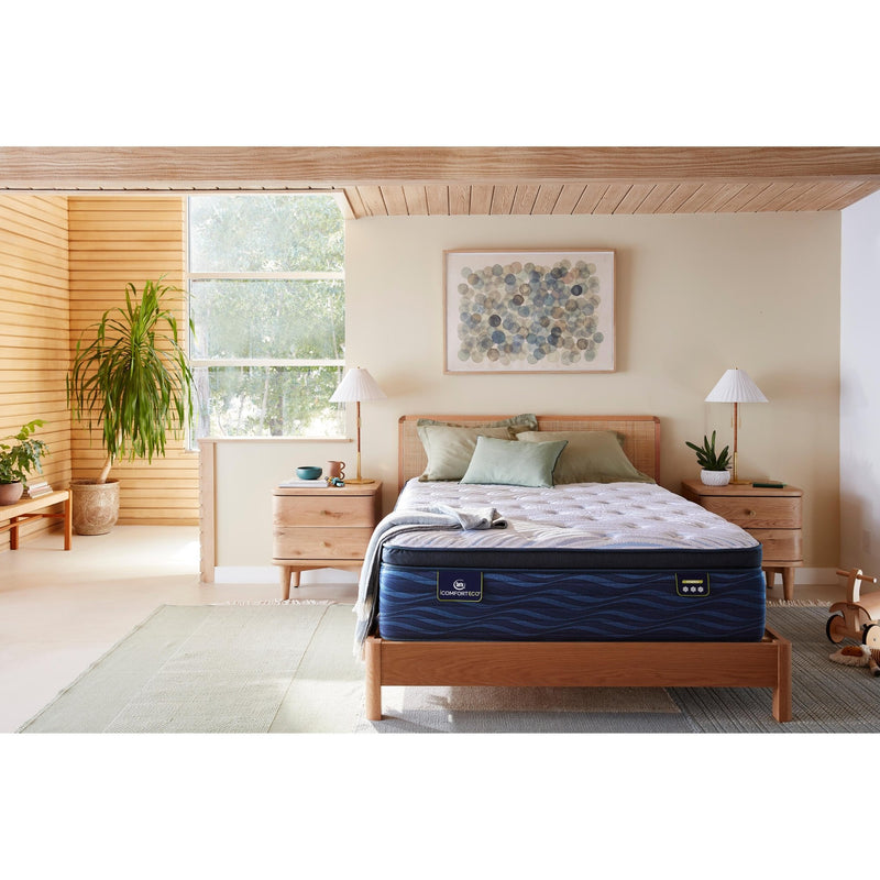 Serta Matelas Marronnier Q20GL moelleux à plateau - coussin pour très grand lit - Germain Larivière