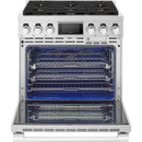 Signature Kitchen Suite 36-inch Dual-Fuel Range SKSDR360S IMAGE 2