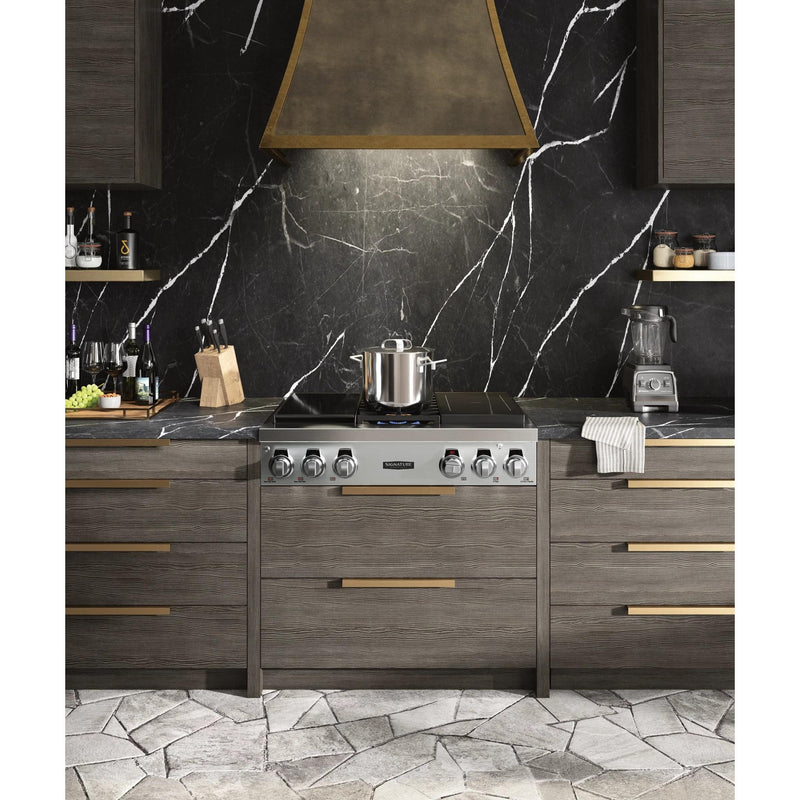 Signature Kitchen Suite Dessus de cuisinière encastré à biénergie de 36 po. avec technologie induction SKSRT360SIS - Germain Larivière