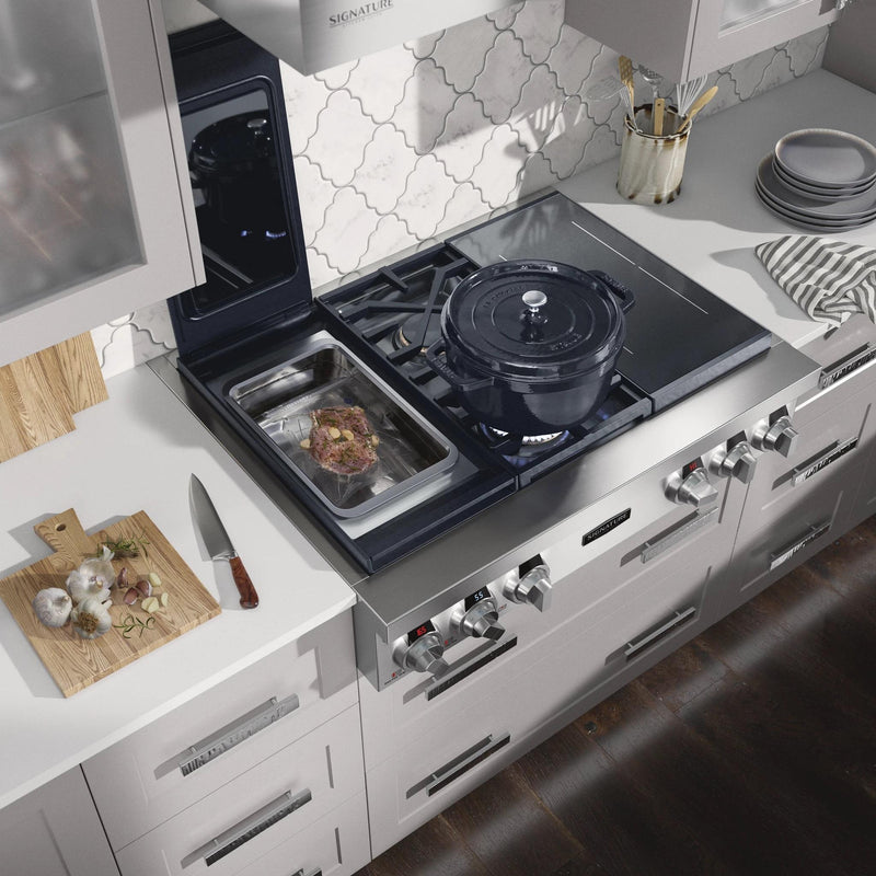 Signature Kitchen Suite Dessus de cuisinière encastré à biénergie de 36 po. avec technologie induction SKSRT360SIS - Germain Larivière