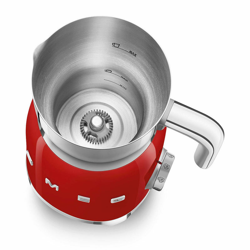 Smeg 50's Style Aesthetic mousseur à lait MFF11RDUS - Germain Larivière