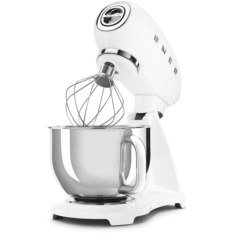 Smeg Batteur sur socle 50's Retro Style Aesthetic de 4,8l avec 600 w SMF03WHUS - Germain Larivière