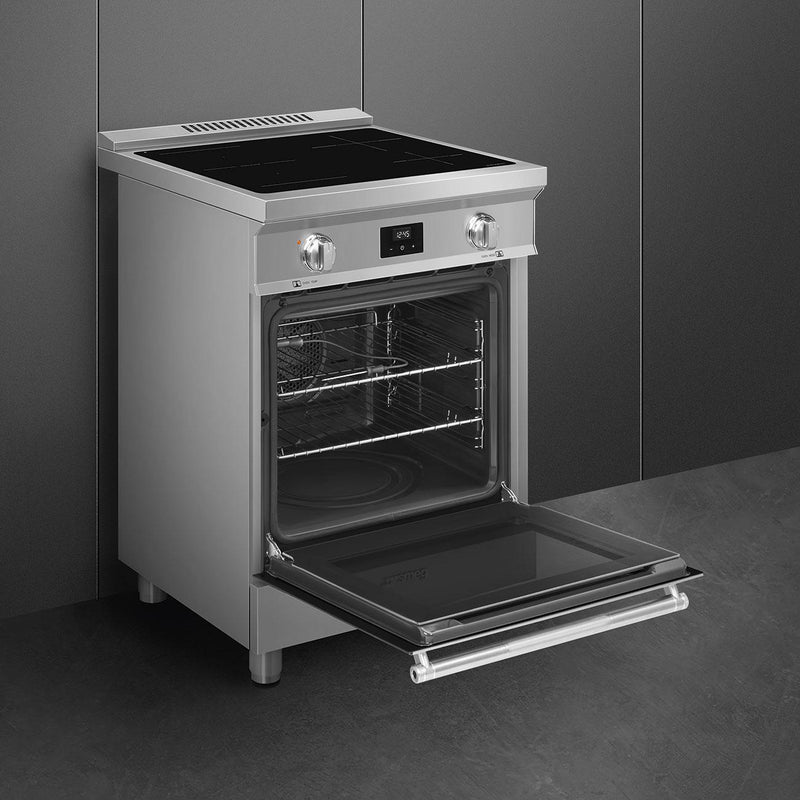 Smeg Cuisinière amovible électrique de 24 pouces avec technologie convection SPR24UIMX - Germain Larivière