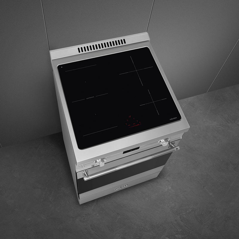 Smeg Cuisinière amovible électrique de 24 pouces avec technologie convection SPR24UIMX - Germain Larivière