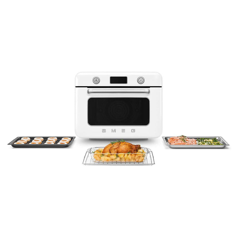 Smeg Four à vapeur combiné de comptoir COF01WHUS - Germain Larivière