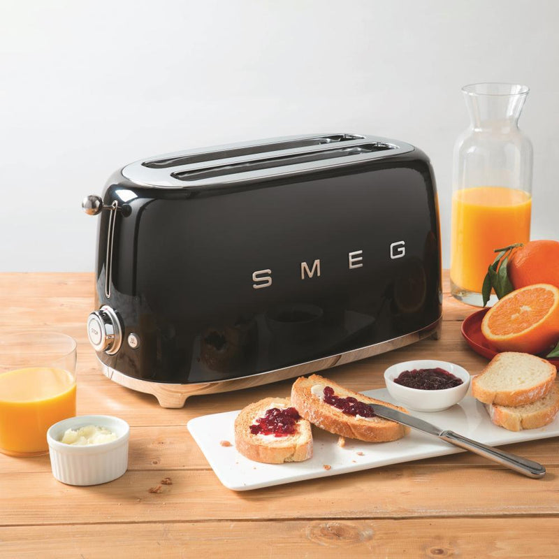 Smeg Grille - Pain à levier à 4 tranches TSF02BLUS - Germain Larivière