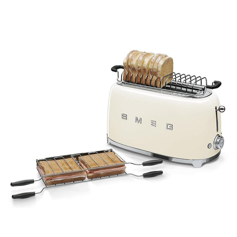 Smeg Grille - Pain à levier à 4 tranches TSF02CRUS - Germain Larivière