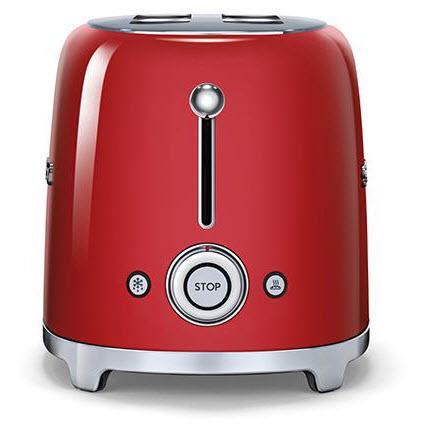 Smeg Grille - Pain à levier à 4 tranches TSF02RDUS - Germain Larivière