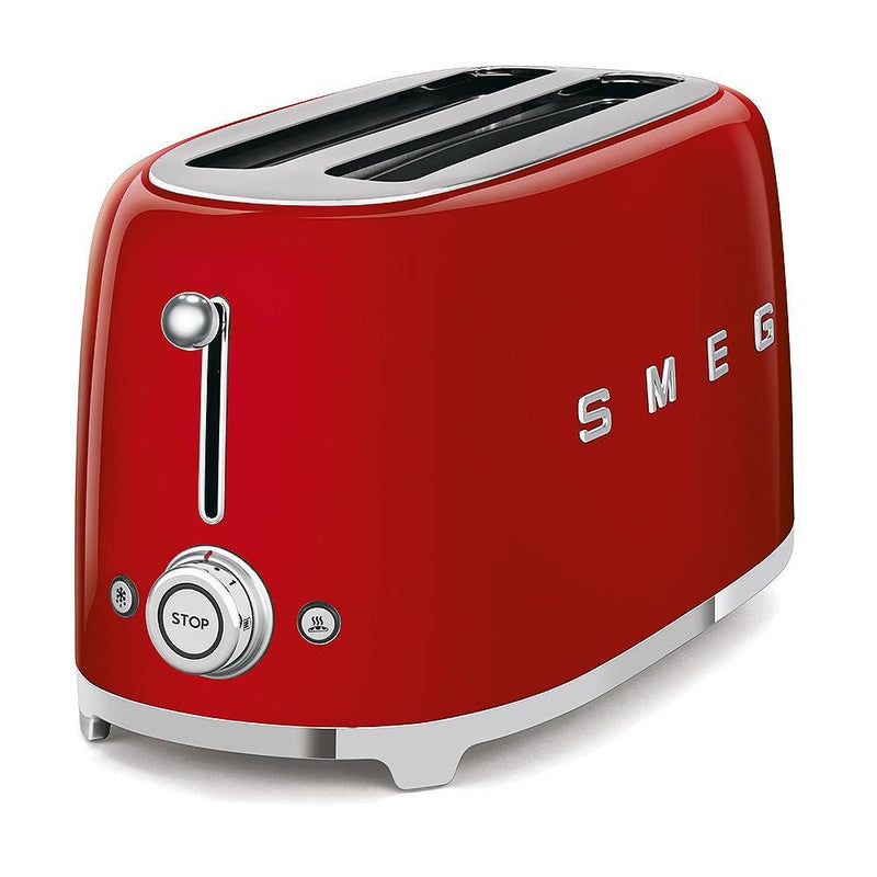Smeg Grille - Pain à levier à 4 tranches TSF02RDUS - Germain Larivière