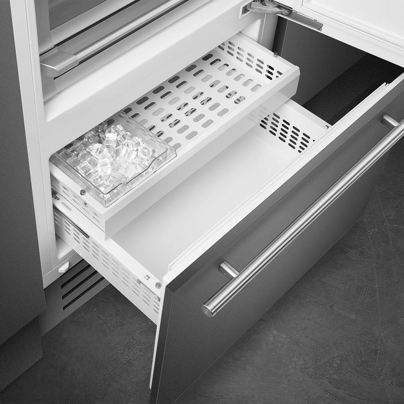 Smeg Réfrigérateur à congélateur inférieur de 36 pouces, 19,63 pi. cu. RBMU36R - Germain Larivière