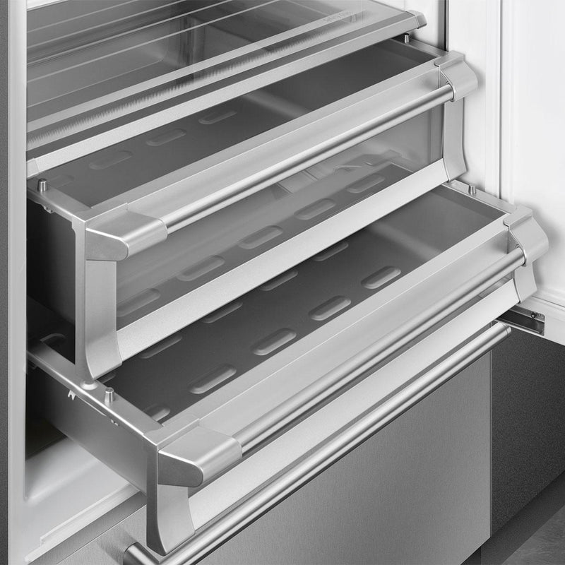 Smeg Réfrigérateur à congélateur inférieur de 36 pouces, 19,63 pi. cu. RBMU36RX - Germain Larivière