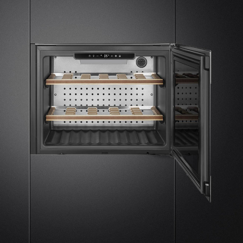 Smeg Refroidisseur à vin Classic de 18 bouteilles CVIU321X1 - Germain Larivière