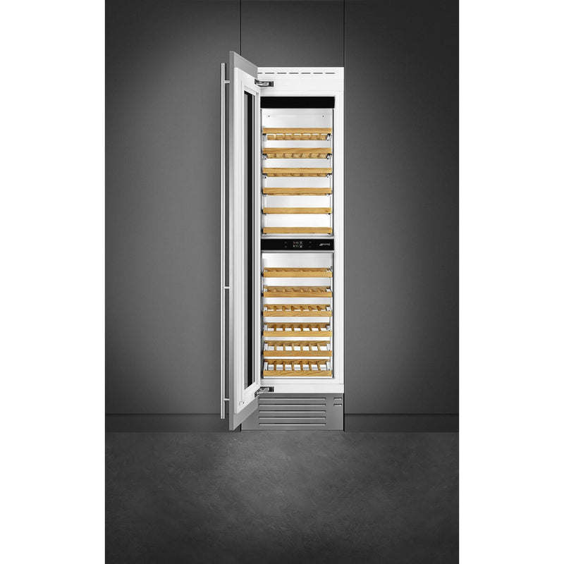 Smeg Refroidisseur à vin Universale de 78 bouteilles WCOU24LX - Germain Larivière