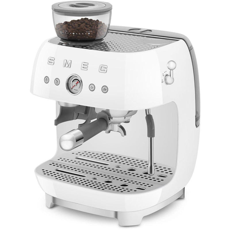 Smeg Retro - Style machine à café espresso manuelle EGF03WHUS - Germain Larivière