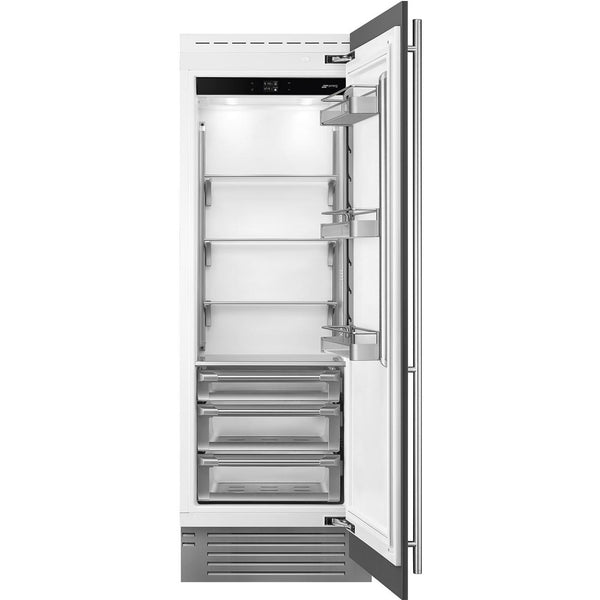 Smeg Tout réfrigérateur intégré de 30 pouces, 17,45 pi. cu. RSDU30R - Germain Larivière