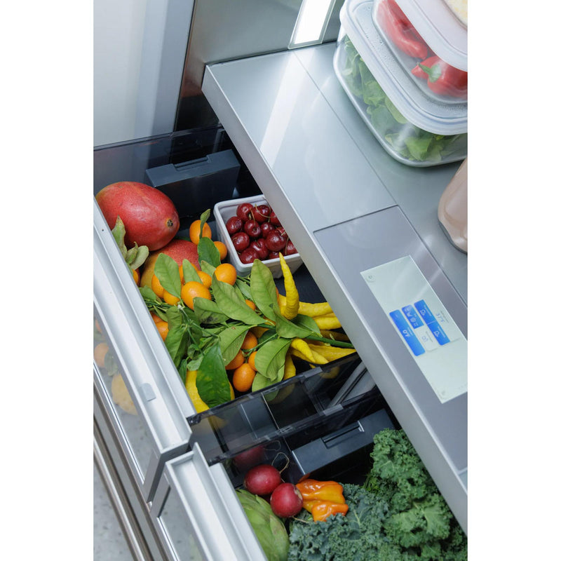 Thermador Réfrigérateur intégré à congélateur inférieur de 36 pouces, 19 pi. cu. avec Home Connect T36BB110SS - Germain Larivière