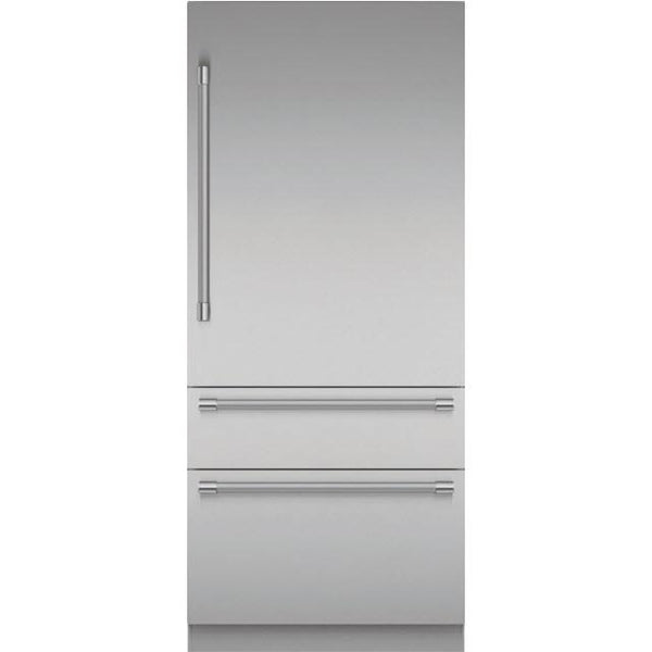 Thermador Réfrigérateur intégré à congélateur inférieur de 36 pouces, 19 pi. cu. avec Home Connect T36BB120SS - Germain Larivière