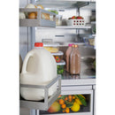 Thermador Réfrigérateur quatre portes avec porte à deux battants intégré de 36 pouces, 18,9 pi. cu. avec Home Connect T36BT110NS - Germain Larivière