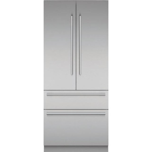 Thermador Réfrigérateur quatre portes avec porte à deux battants intégré de 36 pouces, 18,9 pi. cu. avec Home Connect T36BT120NS - Germain Larivière