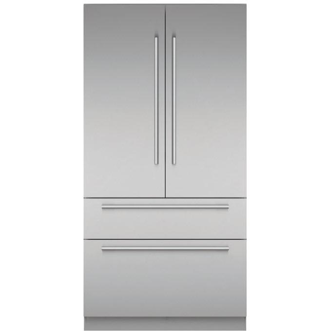 Thermador Réfrigérateur quatre portes avec porte à deux battants intégré de 42 pouces, 23,1 pi. cu. avec Home Connect T42BT110NS - Germain Larivière