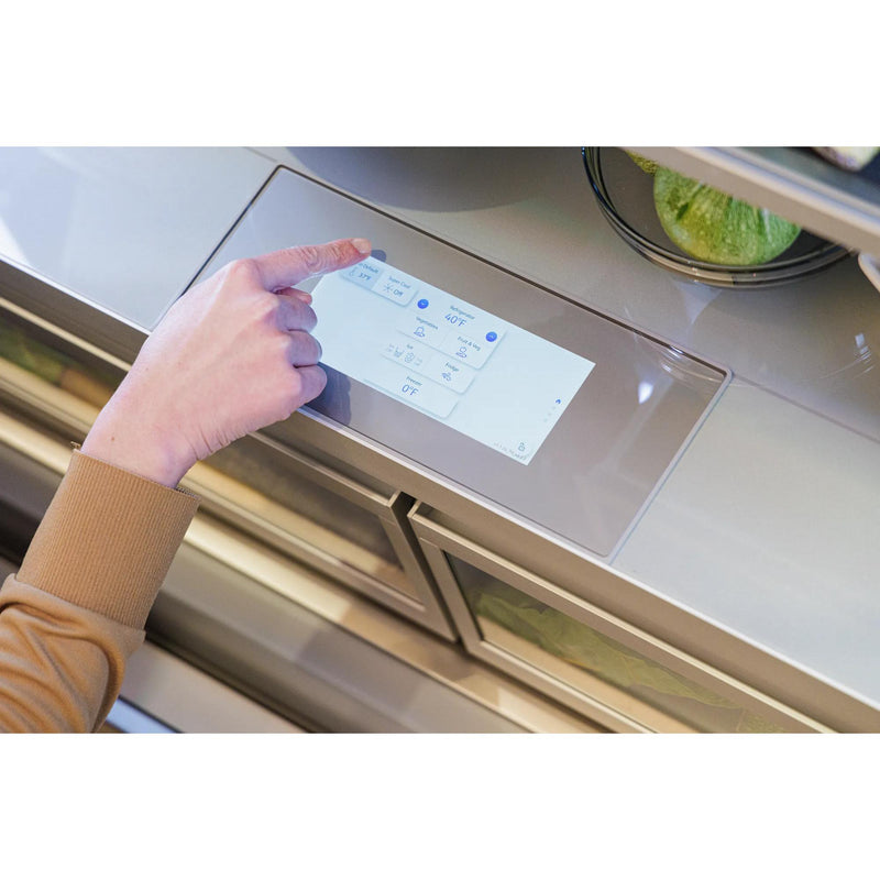 Thermador Réfrigérateur quatre portes avec porte à deux battants intégré de 42 pouces, 23,1 pi. cu. avec Home Connect T42IT100NP - Germain Larivière