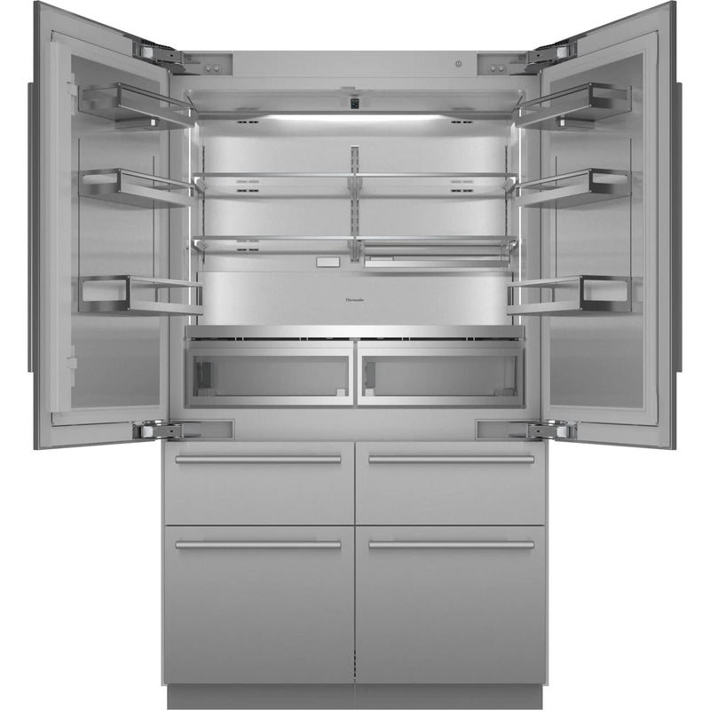Thermador Réfrigérateur six portes avec porte à deux battants intégré de 48 pouces, 26,7 pi. cu. avec Home Connect T48BT110NS - Germain Larivière