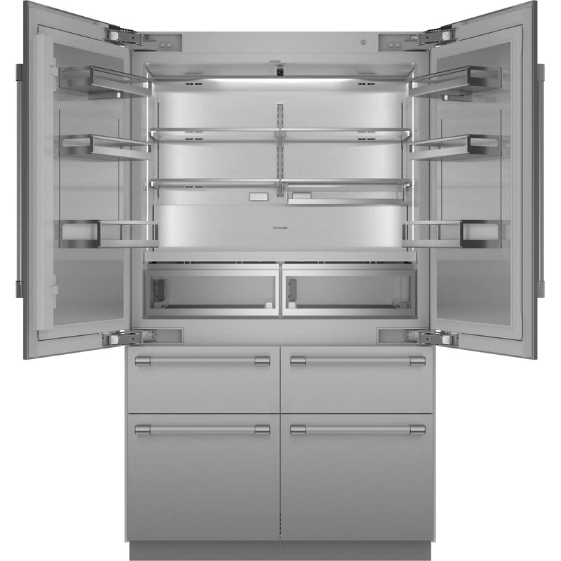 Thermador Réfrigérateur six portes avec porte à deux battants intégré de 48 pouces, 26,7 pi. cu. avec Home Connect T48BT120NS - Germain Larivière