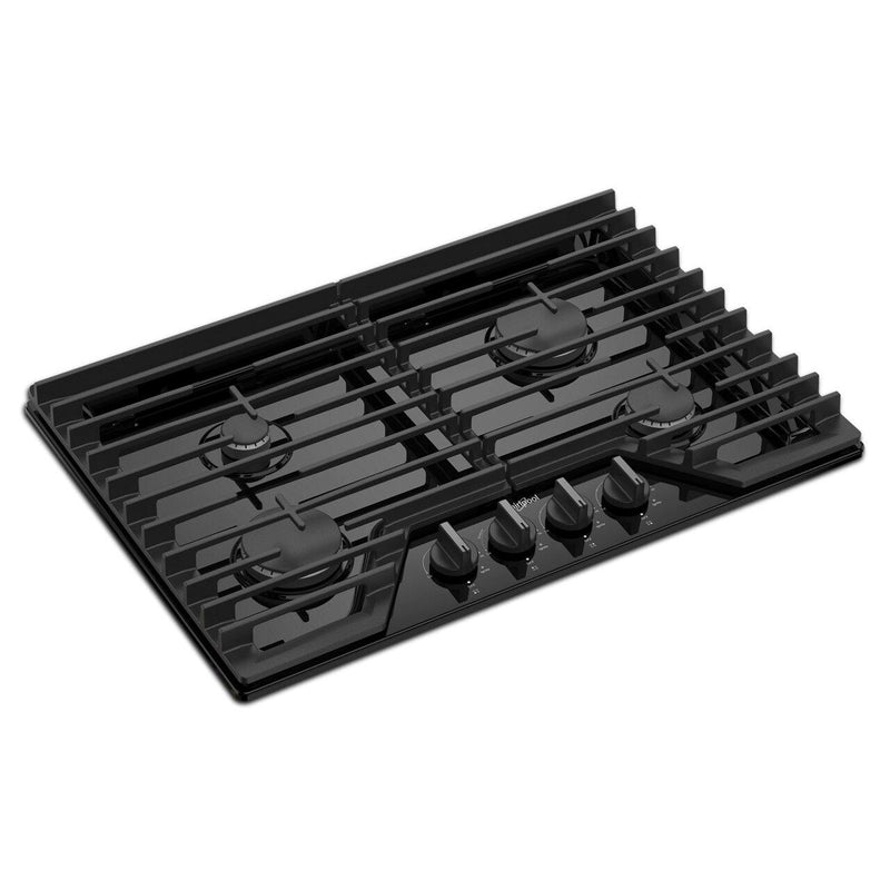 Whirlpool Cuisinière à gaz encastrable de 30 pouces avec grilles en fonte EZ - 2 - Lift™ WCGK5030PB - Germain Larivière