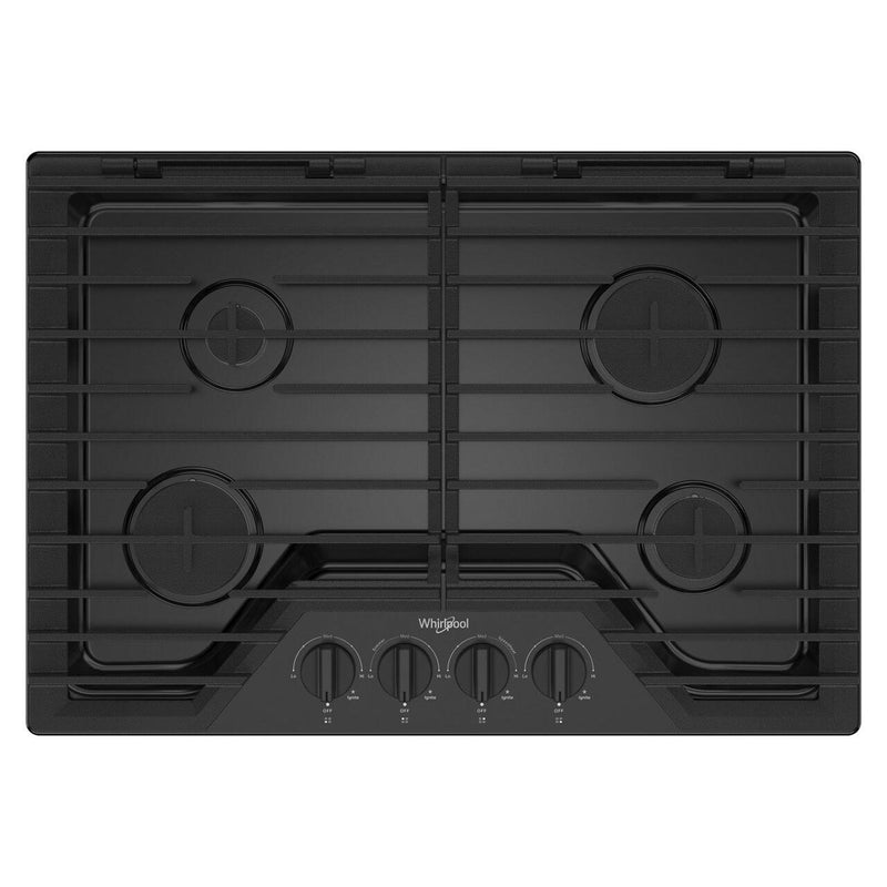 Whirlpool Cuisinière à gaz encastrable de 30 pouces avec grilles en fonte EZ - 2 - Lift™ WCGK5030PB - Germain Larivière