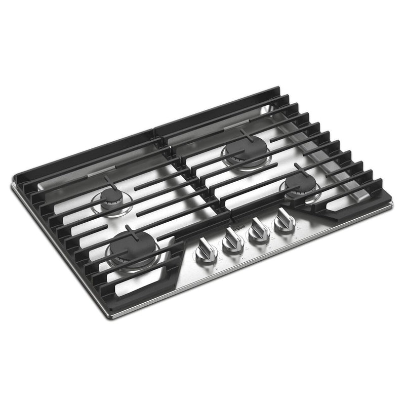 Whirlpool Cuisinière à gaz encastrable de 30 pouces avec grilles en fonte EZ - 2 - Lift™ WCGK5030PS - Germain Larivière