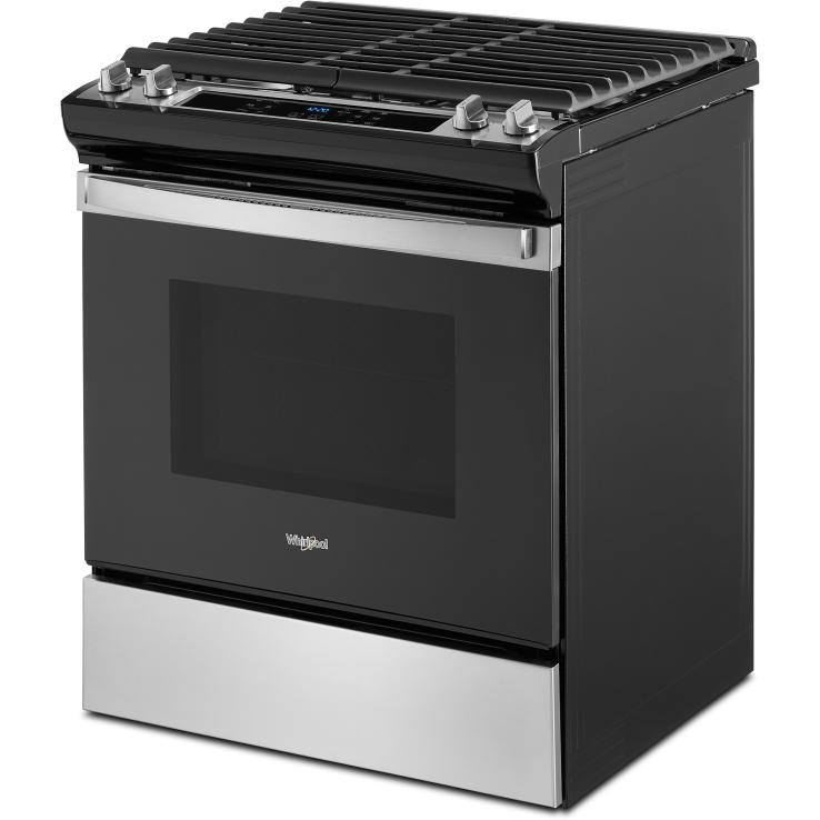 Whirlpool Cuisinière amobible au gaz de 30 po. avec technologie Frozen Bake™ WEG515S0LS - Germain Larivière