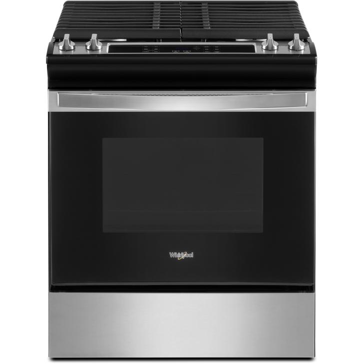 Whirlpool Cuisinière amobible au gaz de 30 po. avec technologie Frozen Bake™ WEG515S0LS - Germain Larivière