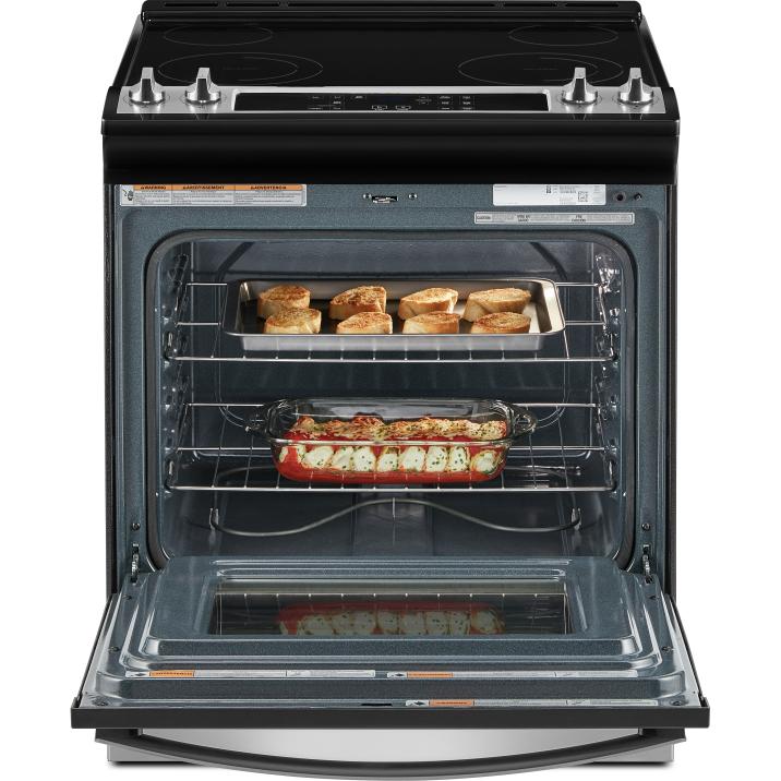 Whirlpool Cuisinière amovible électrique de 30 po. avec technologie Frozen Bake™ YWEE515S0LS - Germain Larivière