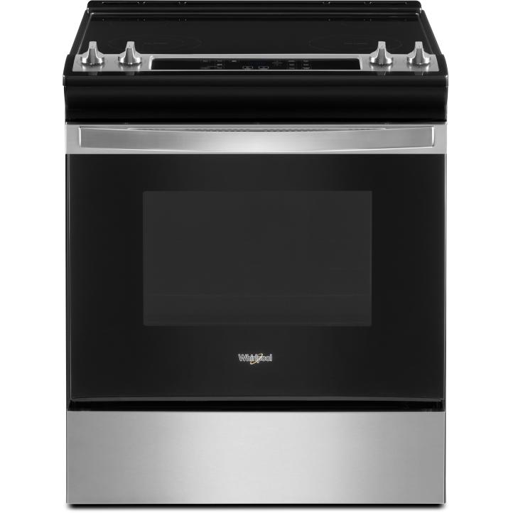 Whirlpool Cuisinière amovible électrique de 30 po. avec technologie Frozen Bake™ YWEE515S0LS - Germain Larivière
