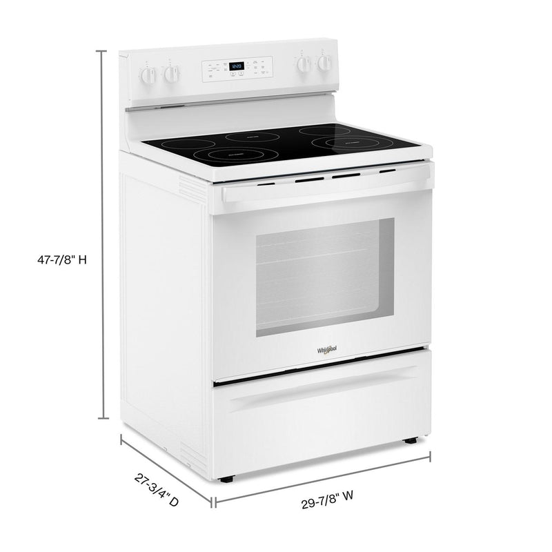 Whirlpool Cuisinière amovible électrique de 30 pouces YWFES3330RW - Germain Larivière