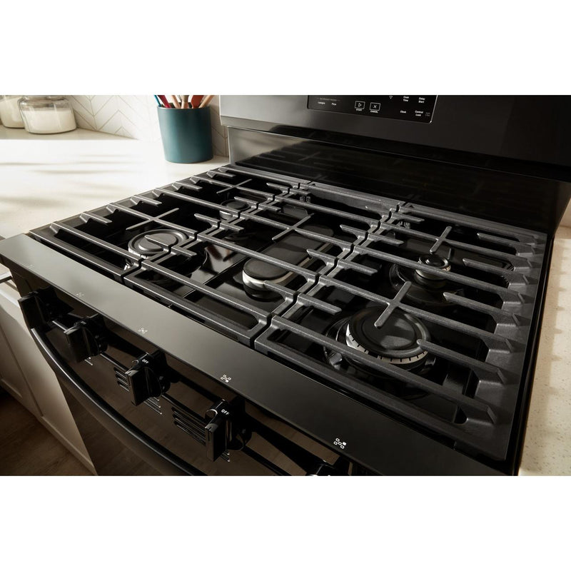 Whirlpool Cuisinière autonome à gaz de 30 pouces avec technologie Air Fry WFGS5030RB - Germain Larivière