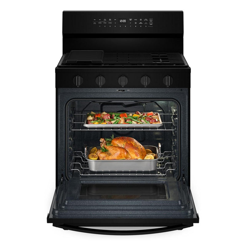 Whirlpool Cuisinière autonome à gaz de 30 pouces avec technologie Air Fry WFGS7530RB - Germain Larivière