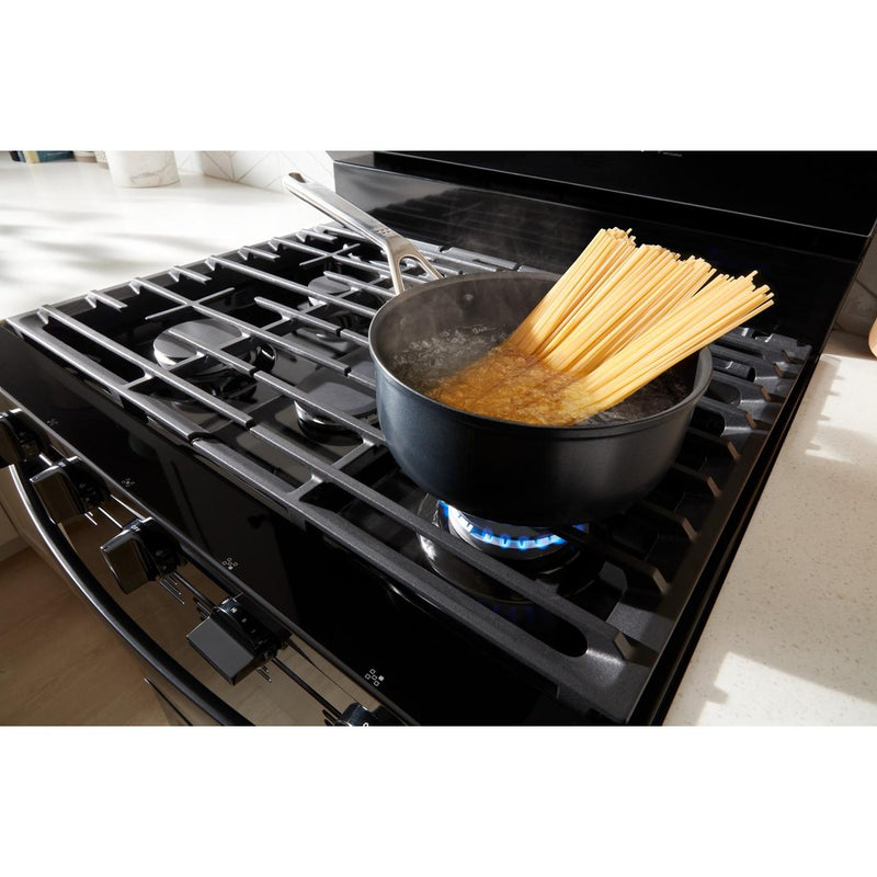 Whirlpool Cuisinière autonome à gaz de 30 pouces avec technologie Air Fry WFGS7530RV - Germain Larivière