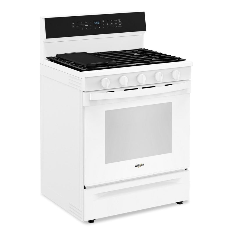 Whirlpool Cuisinière autonome à gaz de 30 pouces avec technologie Air Fry WFGS7530RW - Germain Larivière