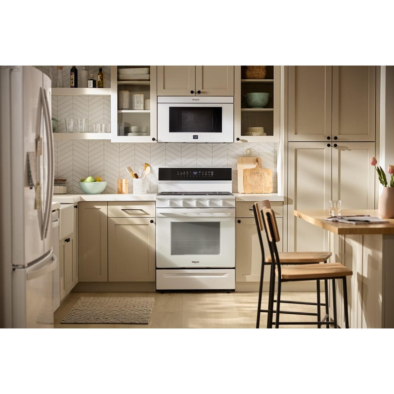 Whirlpool Cuisinière autonome à gaz de 30 pouces avec technologie Air Fry WFGS7530RW - Germain Larivière