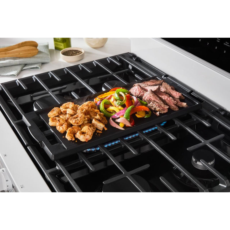 Whirlpool Cuisinière autonome à gaz de 30 pouces avec technologie Air Fry WFGS7530RW - Germain Larivière