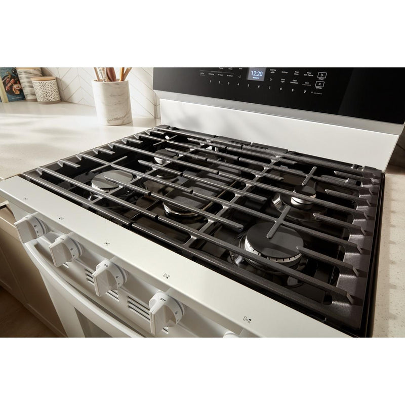 Whirlpool Cuisinière autonome à gaz de 30 pouces avec technologie Air Fry WFGS7530RW - Germain Larivière