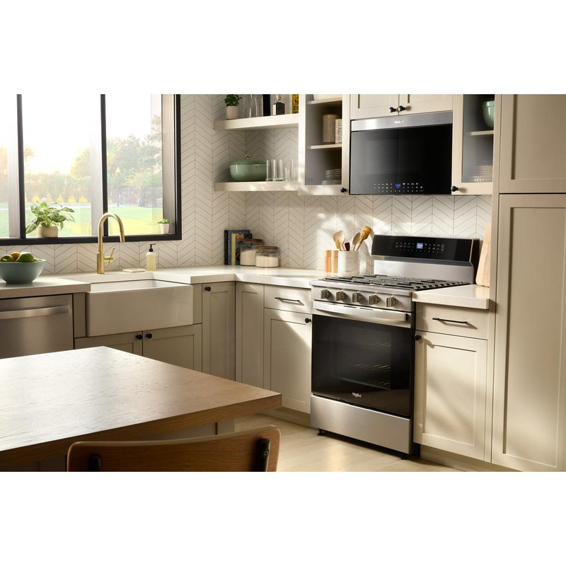 Whirlpool Cuisinière autonome à gaz de 30 pouces avec technologie Air Fry WFGS7530RZ - Germain Larivière