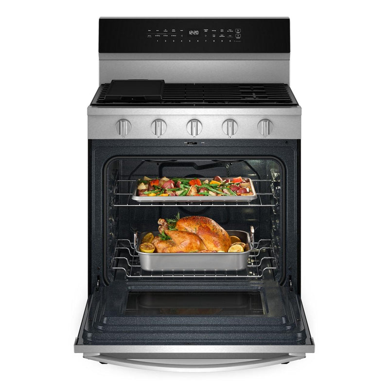 Whirlpool Cuisinière autonome à gaz de 30 pouces avec technologie Air Fry WFGS7530RZ - Germain Larivière