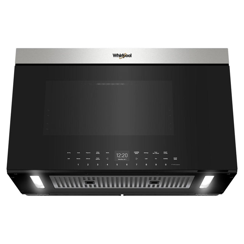 Whirlpool Four à micro - ondes à hotte intégrée de 30 pouces, 1,1 pi. cu. avec technologie Air Fry YWMMF7330RZ - Germain Larivière
