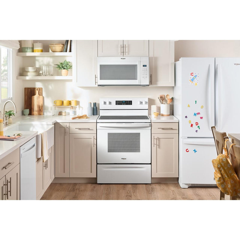 Whirlpool Four à micro - ondes à hotte intégrée de 30 pouces, 1,7 pi. cu. YWMMS3130RW - Germain Larivière