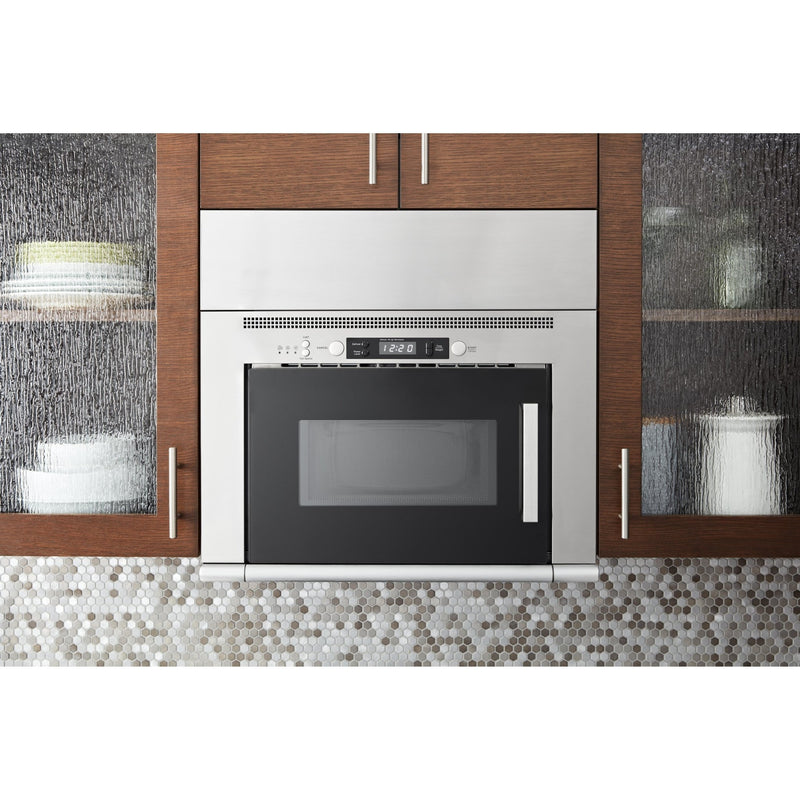 Whirlpool Four à micro - ondes combiné avec hotte de 24 po, 0,8 pi cu UMH50008HS VENTE FINALE - BOITE OUVERTE - Germain Larivière