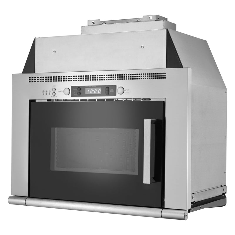 Whirlpool Four à micro - ondes combiné avec hotte de 24 po, 0,8 pi cu UMH50008HS VENTE FINALE - BOITE OUVERTE - Germain Larivière
