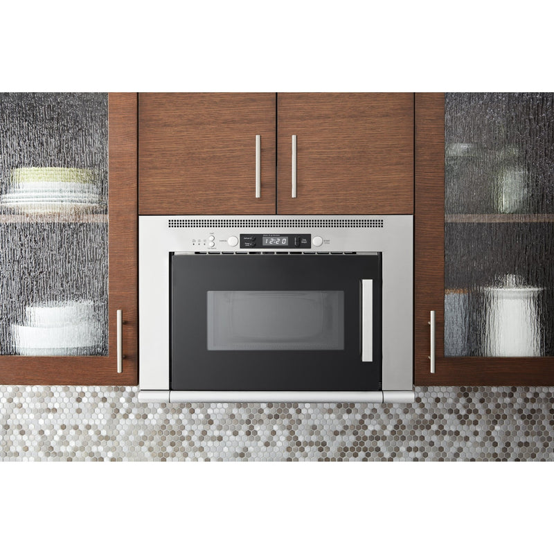 Whirlpool Four à micro - ondes combiné avec hotte de 24 po, 0,8 pi cu UMH50008HS VENTE FINALE - BOITE OUVERTE - Germain Larivière