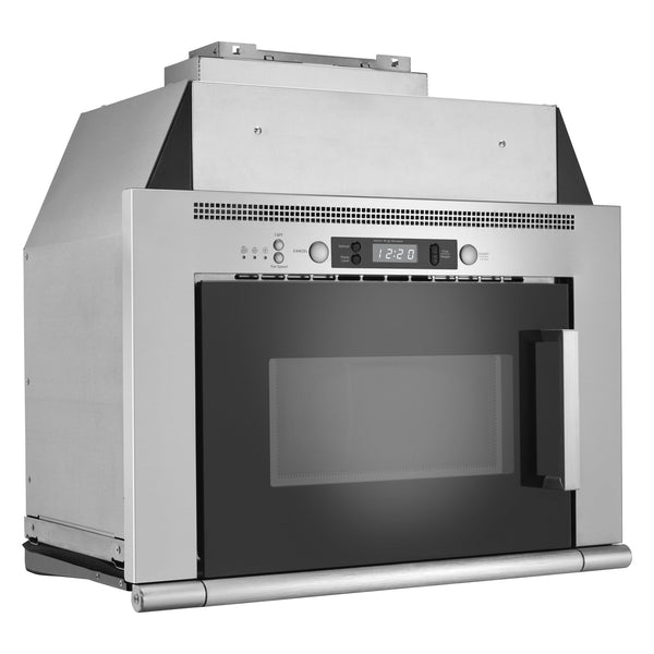 Whirlpool Four à micro - ondes combiné avec hotte de 24 po, 0,8 pi cu UMH50008HS VENTE FINALE - BOITE OUVERTE - Germain Larivière